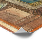 Columbus Vespucci Magellan Pizzaro Tissue Paper Poster (Ecke)