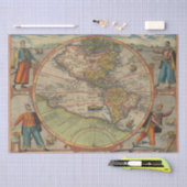 Columbus Vespucci Magellan Pizzaro Tissue Paper Seidenpapier (Handwerk)