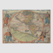 Columbus Vespucci Magellan Pizzaro Tissue Paper Seidenpapier (Vorderseite)