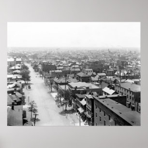 Columbus vom Gerichtsgebäude: 1900 Poster