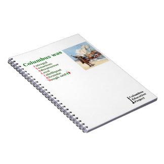Columbus war ITALIAN Notizblock