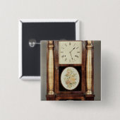 Columned Uhr, c.1855 Button (Vorne & Hinten)