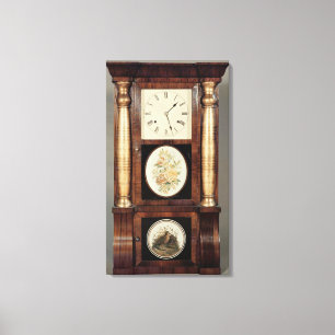 Columned Uhr, c.1855 Leinwanddruck