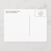 Columns Stalactites Stalagmites Carlsbad Caverns Postkarte (Rückseite)