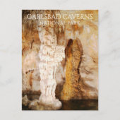Columns Stalactites Stalagmites Carlsbad Caverns Postkarte (Vorderseite)