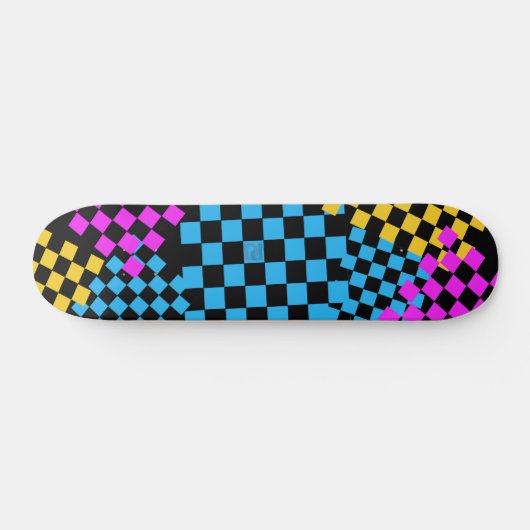 colured karierte Plattform Skateboard (Horizontal)