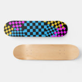 colured karierte Plattform Skateboard (Horizontal)