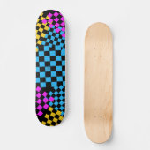 colured karierte Plattform Skateboard (Vorderseite)