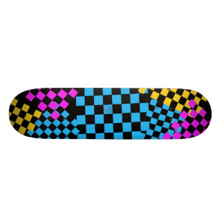 colured karierte Plattform Skateboard