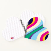 Colurful Heart Spiral Notebook  Notizblock (Innenseite)