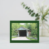 Colville Covered Bridge, Paris Kentucky - Postkart Postkarte (Stehend Vorderseite)
