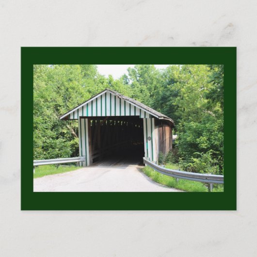 Colville Covered Bridge, Paris Kentucky - Postkart Postkarte (Vorderseite)