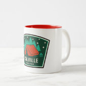 Colville National Forest Camping Zweifarbige Tasse (VorderseiteRechts)
