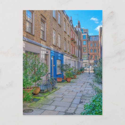 Colville Place, Fitzrovia London Vereinigtes König Postkarte (Vorderseite)