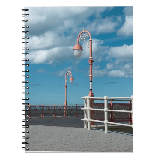 Colwyn Bay Pier Lamps Notizblock (Vorderseite)