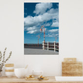 Colwyn Bay Pier Lamps Poster (Küche)