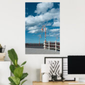 Colwyn Bay Pier Lamps Poster (Heimbüro)