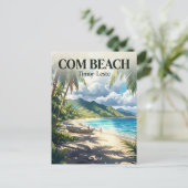 Com Beach, Com, Timor-Leste Timor-Leste Postkarte (Stehend Vorderseite)