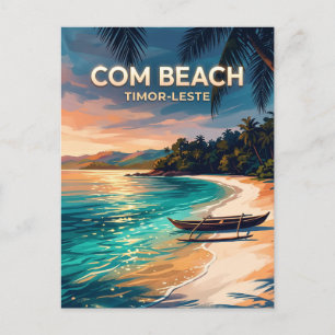 Com Beach Osttimor Postkarte