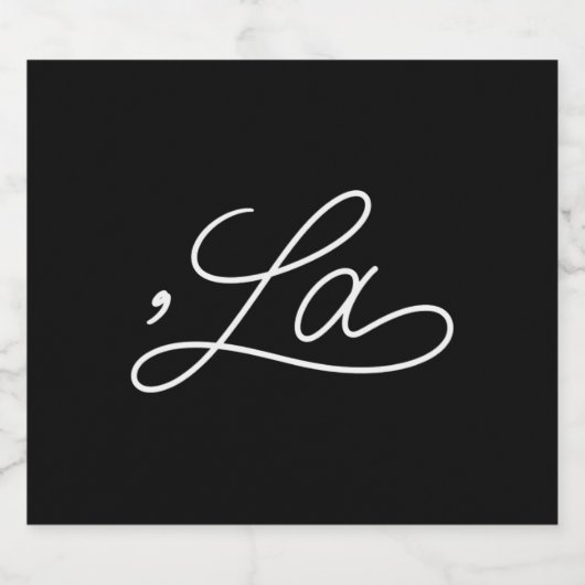 Coma La 2024 Bierflaschenetikett (Einzelnes Label)