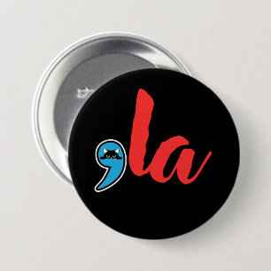 Coma La 2024 Cat Lady Button