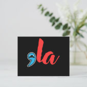 Coma La 2024 Cat Lady Postkarte (Stehend Vorderseite)
