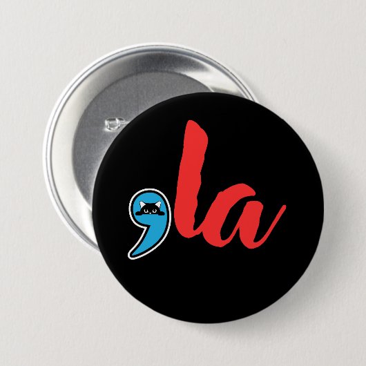 Coma La 2024 Katzenlady Button (Vorne & Hinten)