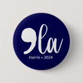 Coma la kamala harris 2024 button (Vorderseite)