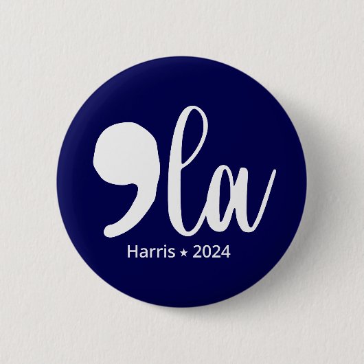 Coma la kamala harris 2024 button (Vorderseite)
