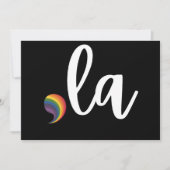 Coma La Kamala Harris Pride Rainbow LGBQ Gay Einladung (Vorderseite)