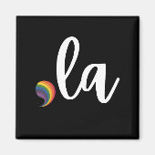 Coma La Kamala Harris Pride Rainbow LGBQ Gay Magnet (Vorne)