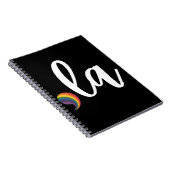 Coma La Kamala Harris Pride Rainbow LGBQ Gay Notizblock (Rechte Seite)