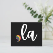Coma La Kamala Harris Pride Rainbow LGBQ Gay Postkarte (Stehend Vorderseite)