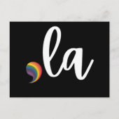 Coma La Kamala Harris Pride Rainbow LGBQ Gay Postkarte (Vorderseite)