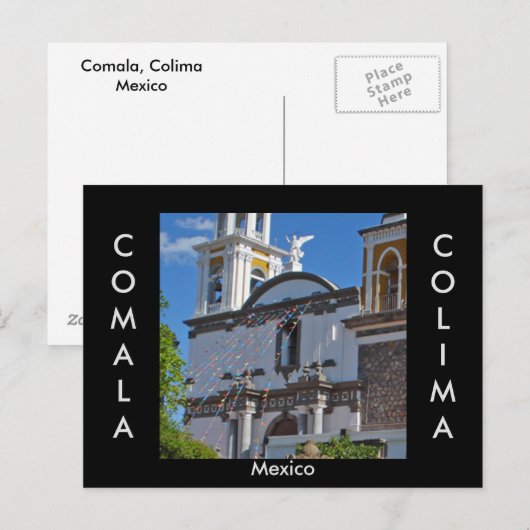 Comala, Colima, Mexiko Postkarte (Vorne/Hinten)