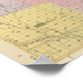 Comanche Landkreis, Kansas Poster (Ecke)