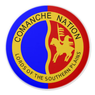 Comanche Nation Flag Keramikknauf