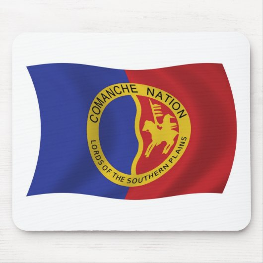 Comanche Nation Flag-Mausepad Mousepad (Vorne)