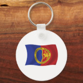 Comanche Nation Flag Schlüsselanhänger (Vorderseite)