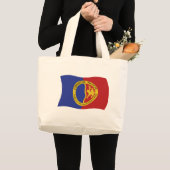 Comanche Nation Flag Tote Bag Jumbo Stoffbeutel (Vorderseite (Produkt))