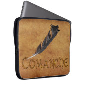 COMANCHE Native American Fether Laptop Sleeve (Vorne Rechts)
