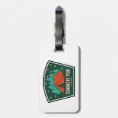 Comanche Peak Wilderness Colorado Camping Gepäckanhänger (Rückseite vertikal)