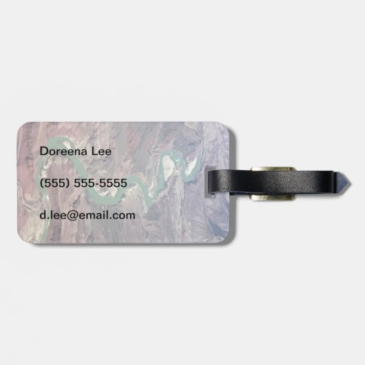 Comanche Point, Grand Canyon Gepäckanhänger (Rückseite horizontal)