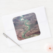 Comanche Point, Grand Canyon Quadratischer Aufkleber (Umschlag)