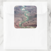 Comanche Point, Grand Canyon Quadratischer Aufkleber (Tasche)