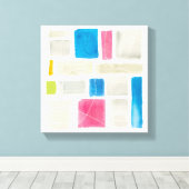 Comares III Abstrakt Print | Sue Schlabach Leinwanddruck (Insitu (Holzboden))