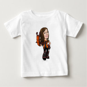 Comastar Spuk Holz-Personal-Spieler Baby T-shirt