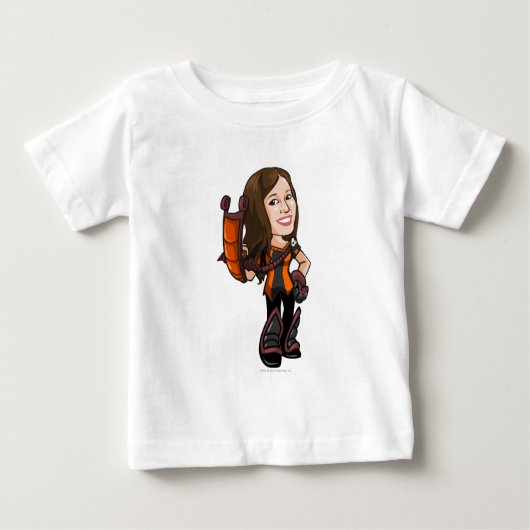 Comastar Spuk Holz-Personal-Spieler Baby T-shirt (Vorderseite)