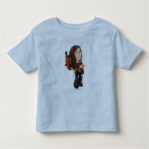 Comastar Spuk Holz-Personal-Spieler Kleinkind T-shirt