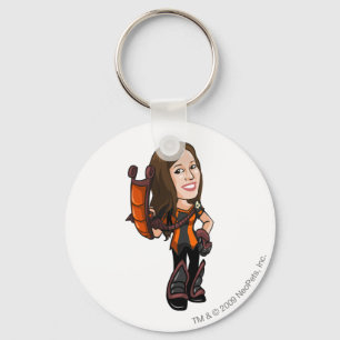 Comastar Spuk Holz-Personal-Spieler Schlüsselanhänger